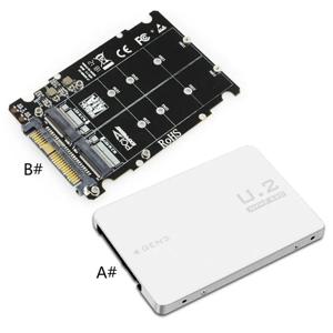 데스크탑 컴퓨터용 어댑터 컨버터, M.2 SSD to U.2 어댑터, M.2 NVMe SATA-Bus NGFF SSD to PCI-e U.2 SFF-8639 PCIe M2