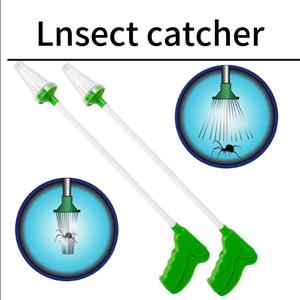 접이식 가정용 도구 거미 캐처 클립 곤충 캐처, 귀여운 Abs 가정용 야외 도구