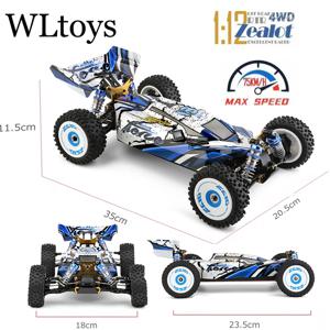 Wltoys 성인용 고속 원격 제어 오프로드 드리프트 장난감, 4WD 브러시리스 모터, 레이싱 RC카, 124017-V8, 1/12, 2.4G, 75 km/h, 신제품