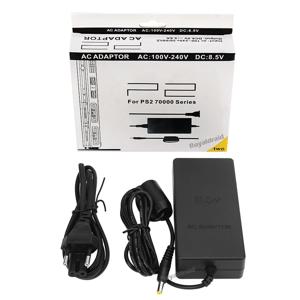 PS2 교체용 전원 공급 장치, AC 어댑터 충전기 케이블 코드, 100-240V, DC 8.5V, 슬림 70000 콘솔, EU 플러그, US 플러그