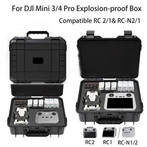 DJI 미니 4 프로 방폭 케이스, 미니 4 프로 가방, 휴대용 방수 박스, 하드 쉘 대용량 케이스