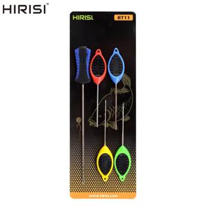 Hirisi 잉어 낚시 미끼 바늘 세트, 게이트 바늘 팝업 부리 접합 핀 바늘, 잉어 만들기 도구, 낚시 액세서리 BT11