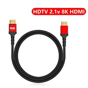 1 1.5 2M HDMI 8K 케이블 60HZ 2.1V 4K 144HZ 3D TV 컴퓨터 모니터 프로젝터 PS 게임 콘솔 오디오 및 비디오