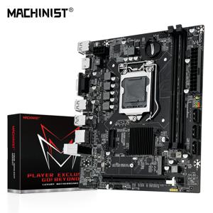 MACHINIST 마더보드, LGA 1151 인텔 코어 CPU DDR4 RAM 및 M.2 NVME SDD VGA HDMI 지원, H110