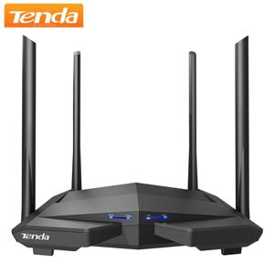 Tenda 고속 무선 인터넷 MU-MIMO, 장거리 빔 포밍 커버, 글로벌 버전, AC6 와이파이 라우터, AC1200, 5Ghz, 정품 신제품