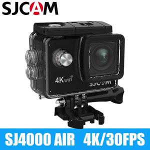 SJCAM 액션 카메라 오토바이 자전거 헬멧 방수 캠, SJ4000 AIR 4K 30PFS 1080P 4 배 줌, 와이파이 스포츠 비디오 액션 카메라