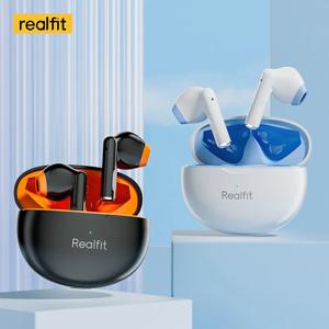 Realfit F2 블루투스 이어폰, 우수한 HIFI 품질, TWS 무선 이어버드, Realme 샤오미 도매