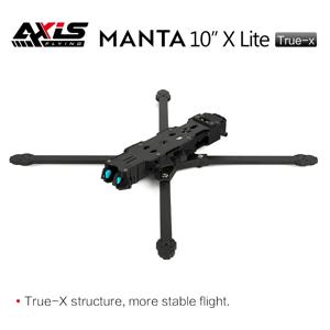 Axisflying MANTA10 Lite 10 인치 FPV 프리스타일 드론 Ture X 프레임 키트, 402mm 휠베이스 T700 카본 호환, 10 인치 프로펠러