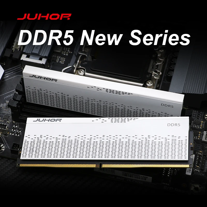 JUHOR 컴퓨터 PC 데스크탑 메모리 램, DDR5, 16GB, 4800MHz, 5600MHz, 6000MHz, 6400MHz, 6800MHz, 7200MHz, DDR5 RAM, UDIMM