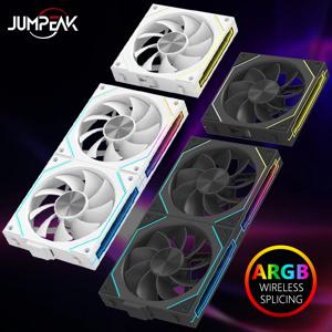 JUMPEAK 모듈 무선 스플라이싱 PC 케이스 냉각 선풍기 ARGB 인피니트 미러, 컴퓨터 워터 쿨러, SM120, 240mm, 360mm, 120mm