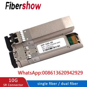 이중 광섬유 SFP 트랜시버 모듈, SFP + 10Gb SFP SR, SFP-10G-SR 10GBASE-SR