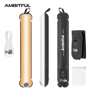 Ambitful GC12 골드 크로우 12 유연한 사진 조명 공기 조명, 2700K-6500K 휴대용 LED 소프트 라이트, 팽창식