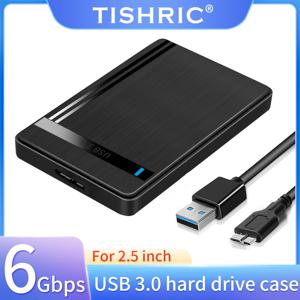 SSD 외장 스토리지 HDD 박스용 모바일 하드 드라이브 케이스, 2.5 인치 SATA-USB3.0 HDD 인클로저, USB3.0/2.0 케이블 ABS