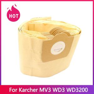 진공 청소기용 먼지 봉투 필터, Karcher MV3 WD3 WD3200 WD3300 A2204 A2656, Rowenta RB88 RU100 RU101 용 종이 봉투