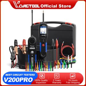 VDIAGTOOL V200 PRO 자동차 전원 회로 프로브 테스터, 30 개 후면 프로브 키트, 12 V, 24V 전기 단락 개방 회로 파인더