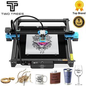 TwoTrees TTS-55 프로 레이저 조각기, 와이파이 오프라인 제어, 레이저 조각 절단기, 445 ± 5nm 블루 라이트 CNC 기계, 80W