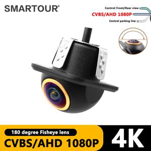 Smartour AHD CVBS CCD 어안 렌즈 후방 카메라, AHD 1080p 야간 투시경, 방수 주차 백업, 자동 후진 모니터