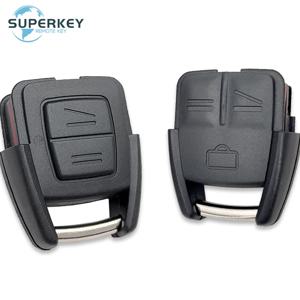 SUPERKEY Opel Vauxhall Astra Zafira Omega Vectra용 원격 자동차 열쇠 고리, 쉘 케이스 커버, 칩 미절단 블레이드 교체