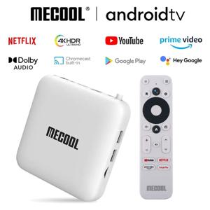 Mecool KM2 안드로이드 TV 박스 Amlogic S905X2 Google 인증 Netflix 4K USB3.0 LAN 5G WiFi Dolby Atmos 오디오 Midea 플레이어 TVBOX