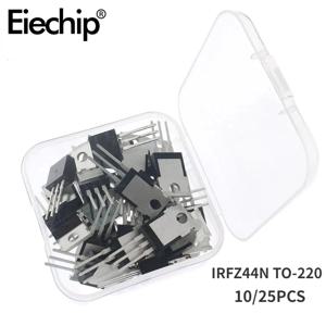 Mosfet 고전력 트랜지스터 키트, 전계 효과 트랜지스터, IRFZ44N TO220, IRFZ44NPBF TO-220, IRFZ44 49A, 55V, 5 개, 10 개, 25 개