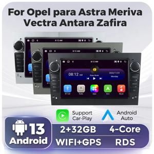 차량용 라디오 멀티미디어 무선 카플레이, Opel Astra H J 2004 Vectra Vauxhall Antara Zafira Corsa C D Vivaro Meriva Veda