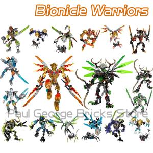 Bionicle Warriors 빌딩 블록, 골든 마스크, 애니메이션 액션 피규어, 군인 로봇 벽돌, 남아용 장난감, 어린이 생일 선물, 신제품