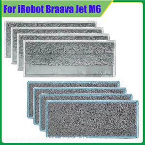 IRobot Braava Jet M6 용 걸레, 세척 가능한 걸레 천, 헝겊 패드 액세서리, 로봇 진공 청소기, 건식 습식 걸레 천, 예비 부품