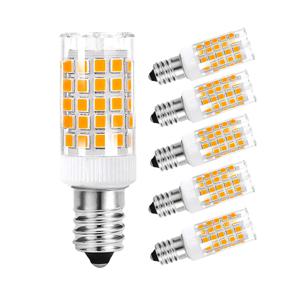 무지향성 LED 전구, 220V T3 T4 베이스 교체, 천장 선풍기, 샹들리에, 디밍 불가, E14 3W, 9W, 6 개