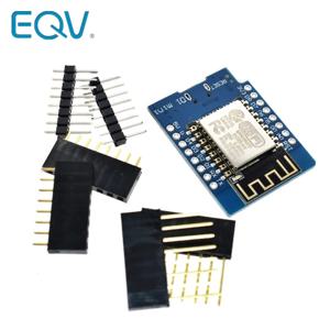 USB WeMos 와이파이 개발 보드, 핀 포함, EQV D1 미니 ESP8266, ESP-12 ESP-12F CH340G CH340 V2, D1 미니 NodeMCU Lua IOT 보드, 3.3V