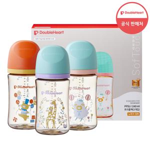 3세대 240ml 디어프렌즈 트리플팩 (젖병3개/노꼭지)