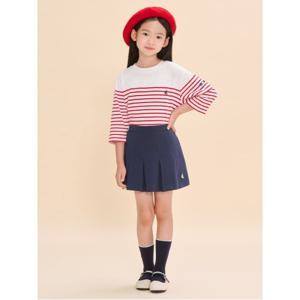 BEANPOLE KIDS 마린 스트라이프 7부 여아 상하 세트 - 레드 (BI4741G036) (BI4741G036)