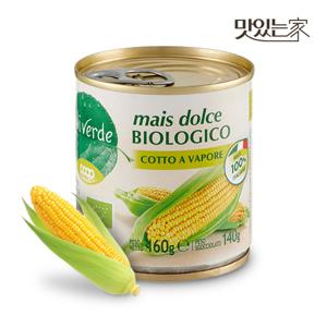 COOP 비비베르데 이탈리아 유기농 스위트콘(옥수수콘) 160g 무설탕 무첨가물 Non GMO