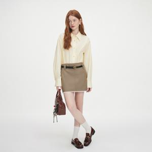 WD_Temperament a-line beige skirt