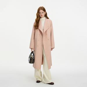 10/16예약배송_WD_Woolen gold button coat_PINK