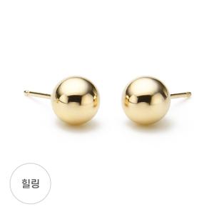 [도로시] 14k 통통볼 귀걸이(4mm)