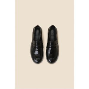 Leather mule loafer(black)_DG1DA24507BLK