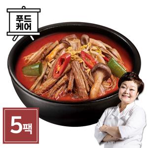 든든한끼 빅마마이혜정의 육개장 5팩 500g x 5개