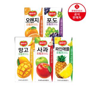 롯데칠성 델몬트 드링크 190ml 팩 x 48개