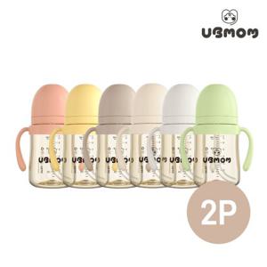 PPSU 시그니처 역류방지 유아 빨대컵 280ml 1+1