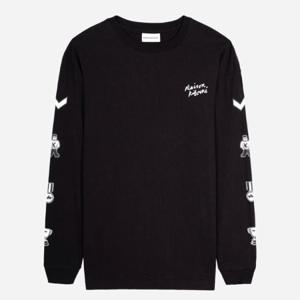 [해외직구] 23FW  긴팔 티셔츠 LM00120KJ0118 BLACK