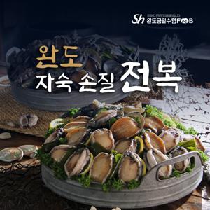 완도 손질 냉동전복