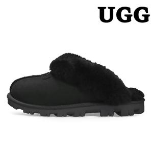 어그 UGG 코게트 Coquette 털 슬리퍼 블랙 5125-BLK