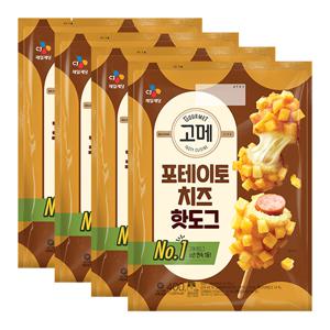 [CJ몰] 고메 포테이토치즈 핫도그400g[4개입] X 4봉