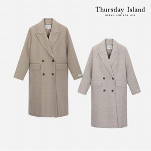 [Thursday Island] 더블 4버튼 핸드메이드 코트(T228MCT532W)