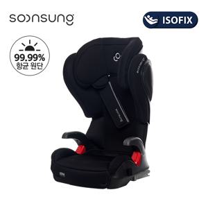 제나주니어 플러스 카시트 (ISOFIX) 블랙 / 컵홀더+킥매트