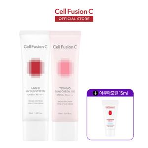 레이저+토닝 혼합세트 50ml+50ml (+아쿠아포린 15ml)