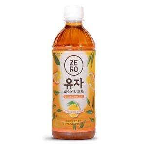 유자 아이스티 제로칼로리 음료 500ml 24개입