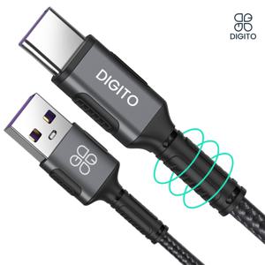 디지토 USB to C타입 데이터전송 패브릭 고속충전 케이블