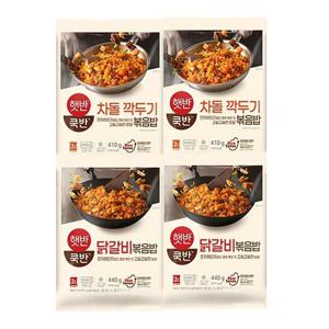 CJ 햇반/쿡반 차돌깍두기3+닭갈비3 [총 6봉]