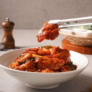 [2개 구성]부드러운 순살 춘천 양념 닭갈비 500g x 2팩(4인분) 외